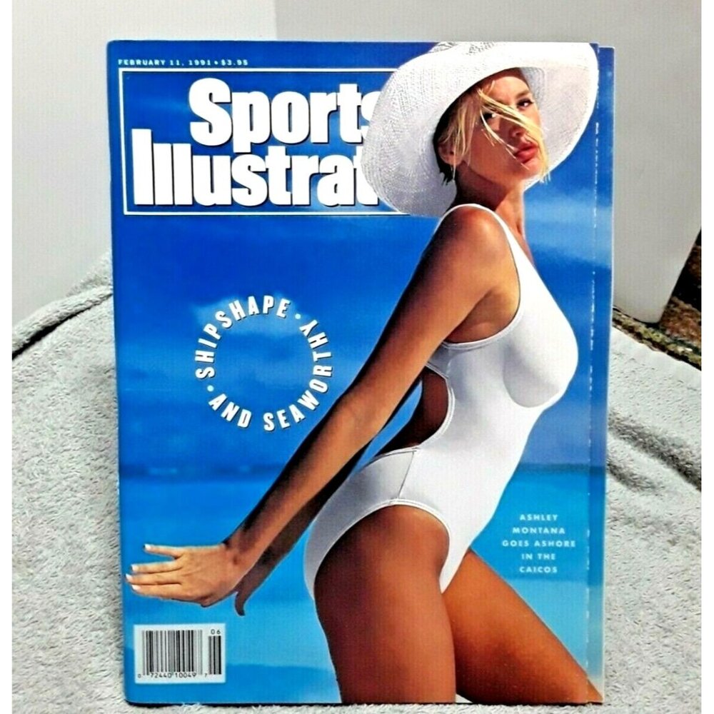 Sports Illustrated Swimsuit Magazine February 1991 Ashley Montana No Label